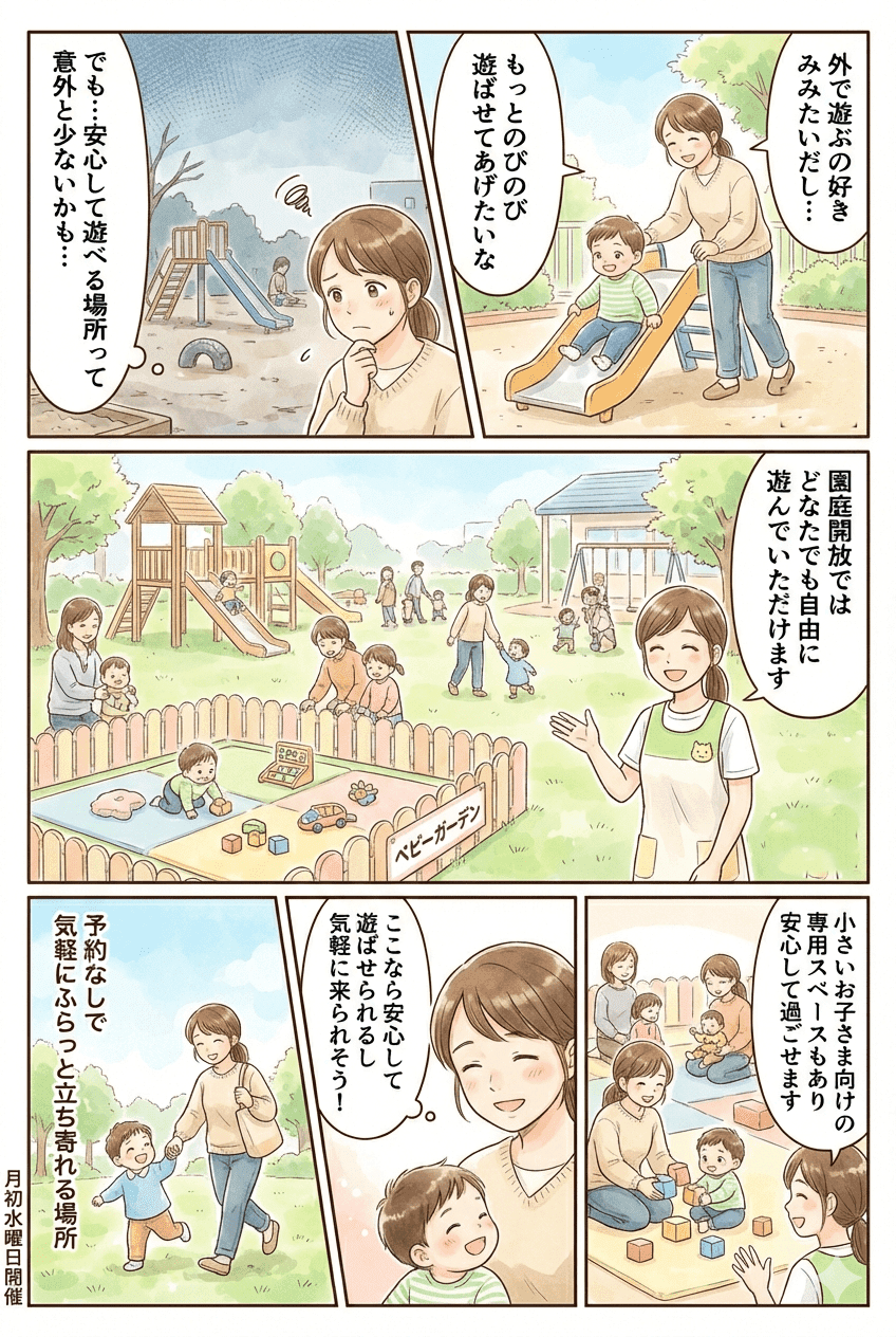 エンゼルひろばを紹介する漫画