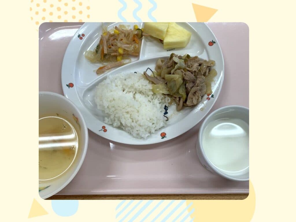 8月8日の給食
