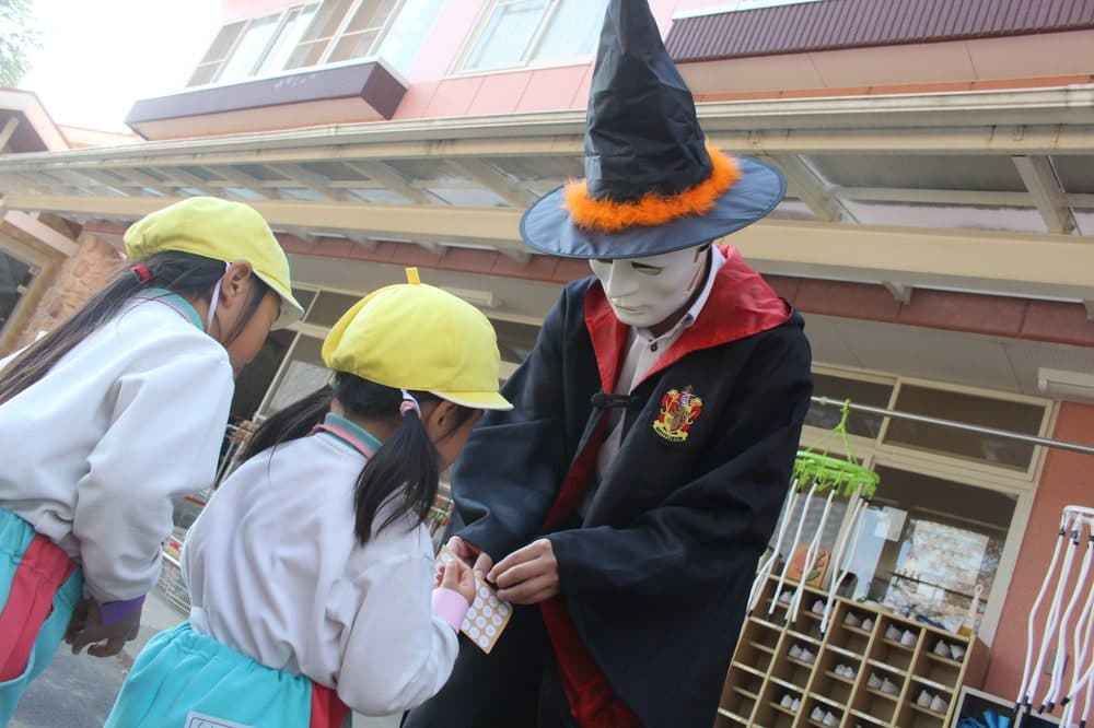 秋の行事「ハロウィン」の様子